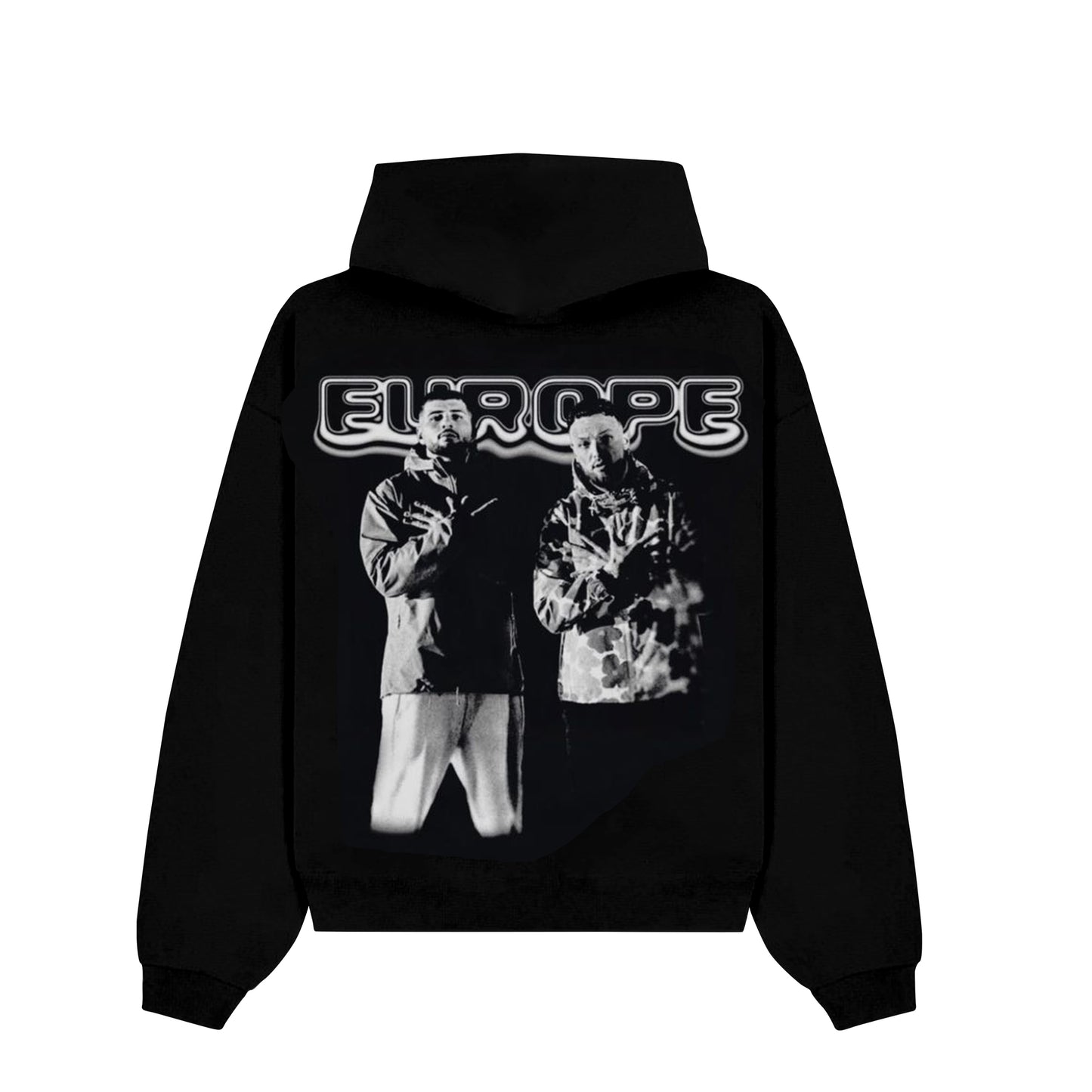 DARDAN & AZET HOODIE BLACK