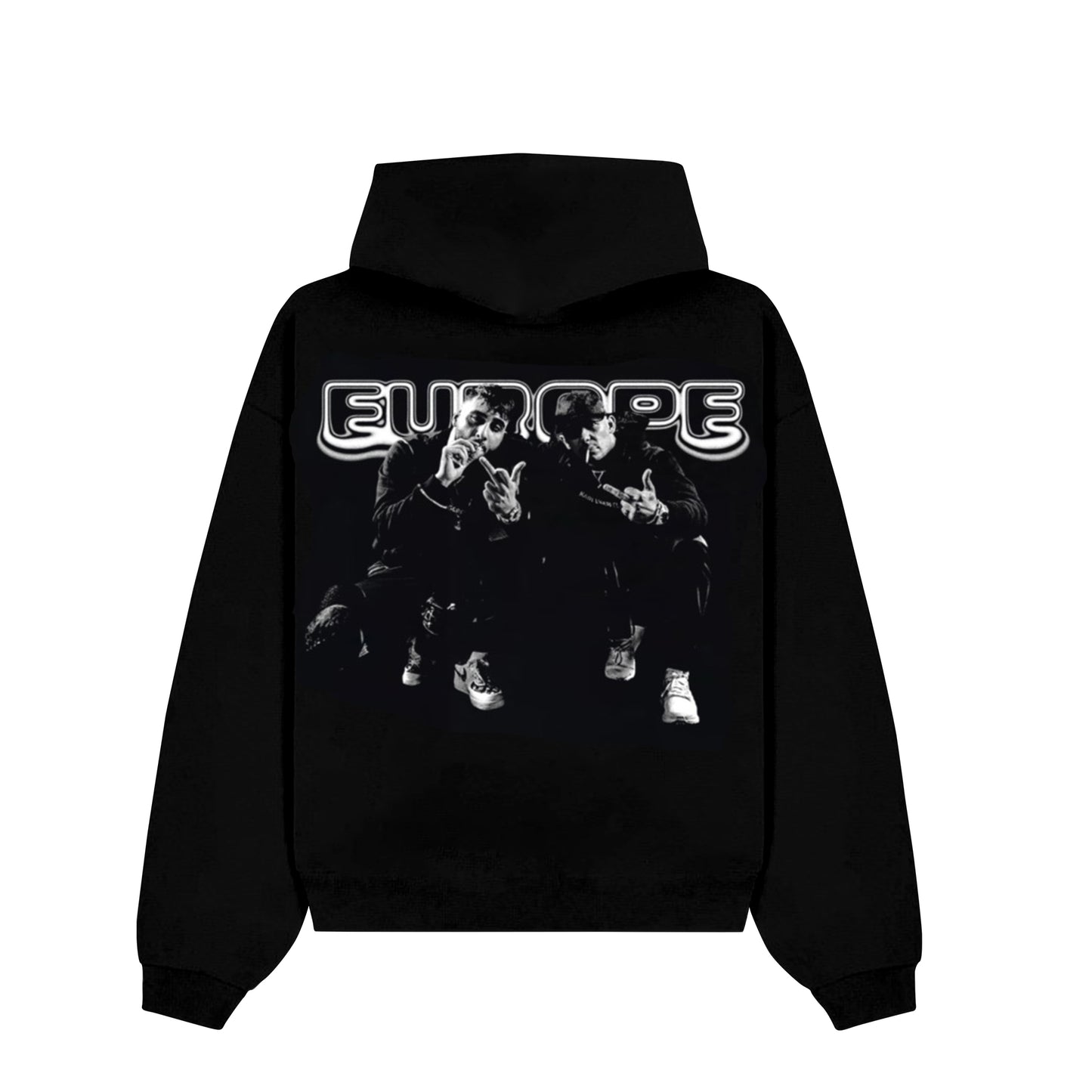 CAPITAL BRA & SAMRA HOODIE BLACK
