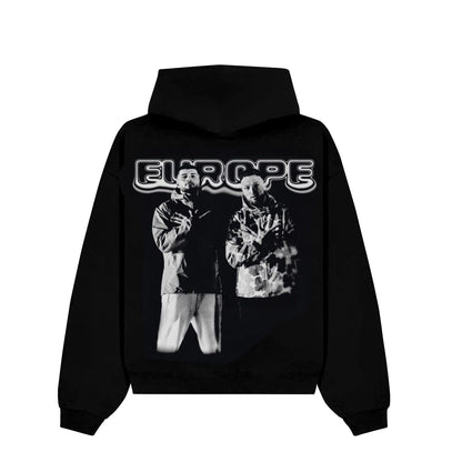 DARDAN & AZET HOODIE BLACK