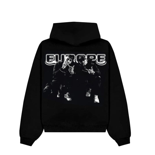 CAPITAL BRA & SAMRA HOODIE BLACK